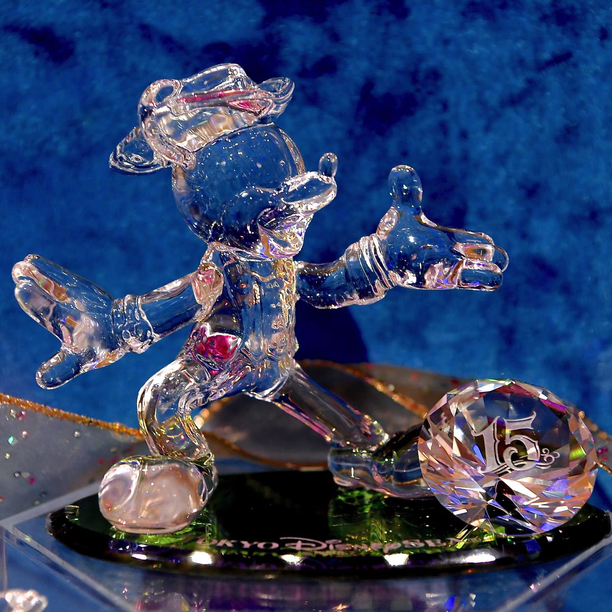 きらめくガラスのミッキーたち☆東京ディズニーシー15周年クリスタル