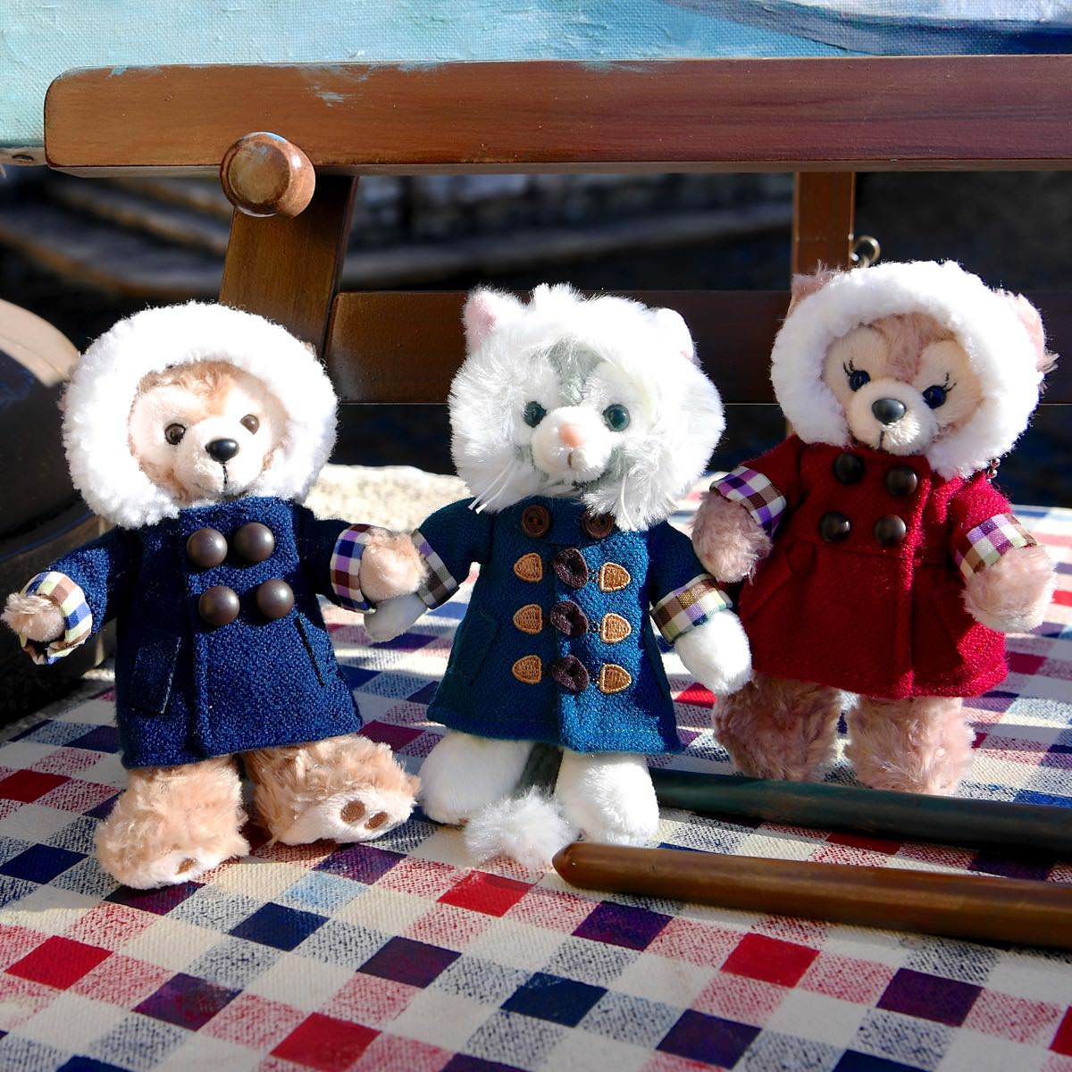 香港ディズニーランド ダッフィー シェリーメイ ぬいぐるみ フルーツ