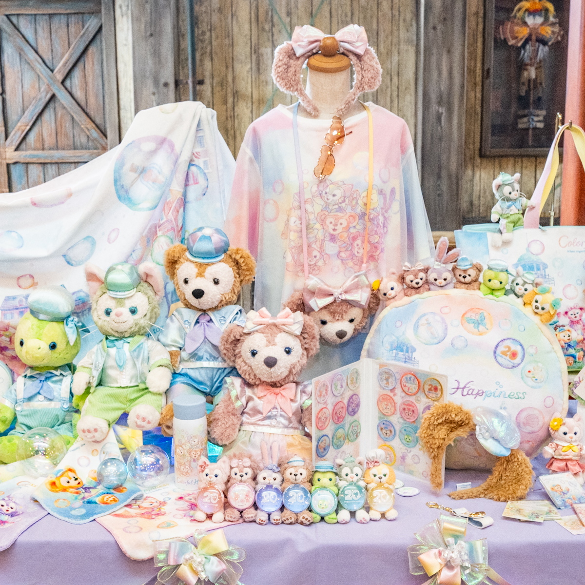 シャボン玉デザイン！東京ディズニーシー「ダッフィー＆フレンズ20周年