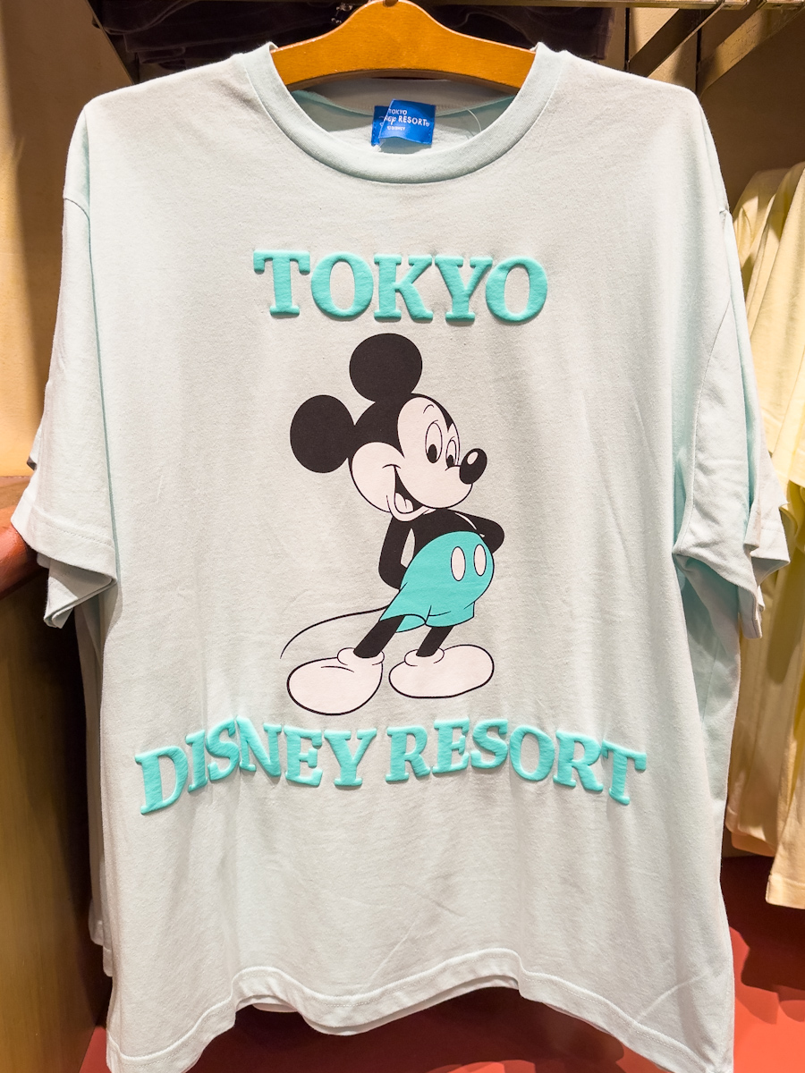 豊富なカラー8色展開！東京ディズニーリゾート「ミッキーマウス」Tシャツ -