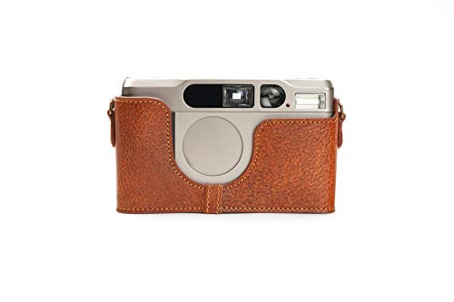 Amazon.co.jp: Contax T2ケース、BolinUS ハンドメイド本革ハーフ