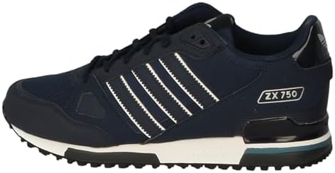 adidas Originelen Zx 750 Heren Running Trainers Sneakers, Navy Wit