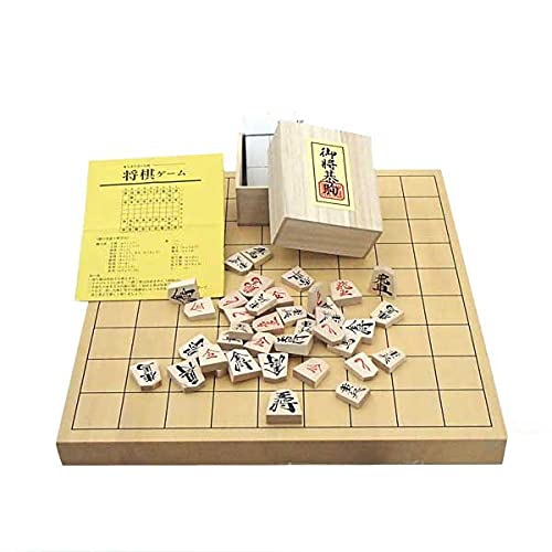 Amazon | 木製将棋盤セット 色めの優しい 新かや10号卓上接合将棋盤と