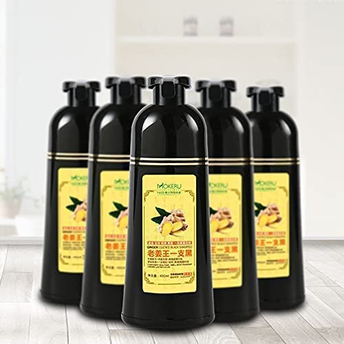 Amazon.com : MADAME FIN MOKERU Ginger Black Hair Shampoo Magic 5