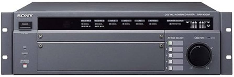 Amazon.co.jp: SONY デジタルパワードミキサー SRP-X500P : 楽器・音響機器