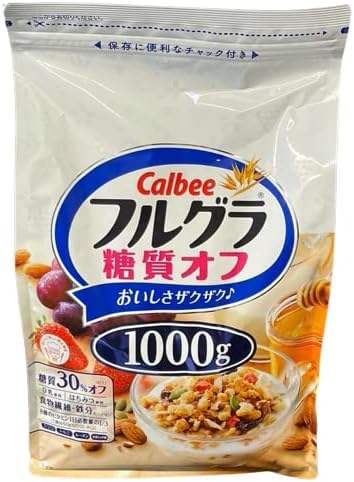 Amazon.co.jp: カルビー フルグラ 糖質オフ 1000g (1袋) : 食品・飲料