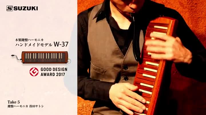 Amazon | SUZUKI スズキ 木製鍵盤ハーモニカ W-37 | ハーモニカ | 楽器