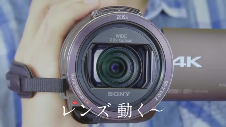 Amazon.co.jp: SONY ビデオカメラ FDR-AX55 4K 64GB 光学20倍 ブラック