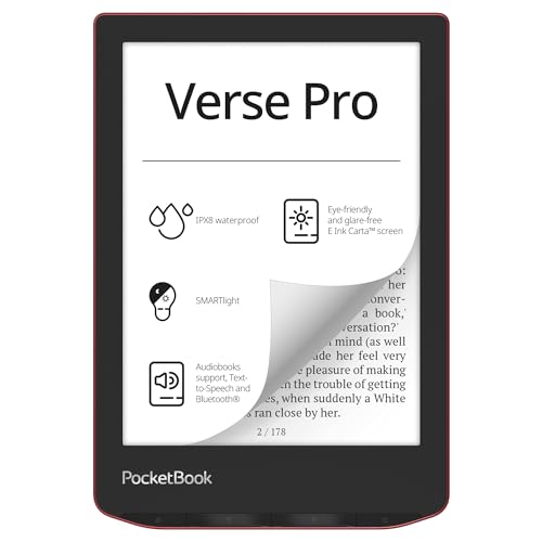 Amazon.co.jp: PocketBook Verse Pro E-Reader Waterproof | Eye