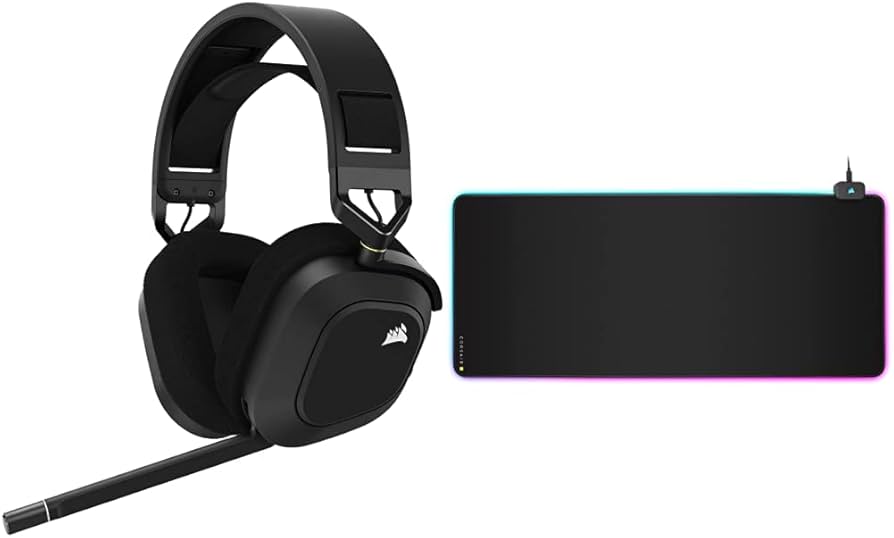 Amazon.com: Corsair HS80 RGB Wireless Premium Gaming Headset with
