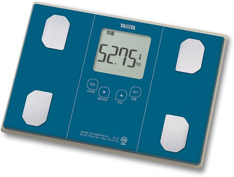 Amazon | タニタ(Tanita) 体重 体組成計 50g ブルー BC-314 BL 自動