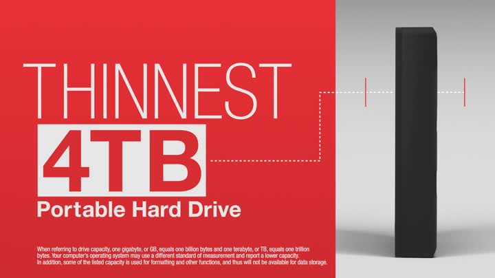 Seagate Backup Plus Portable 4TB External Hard Drive HDD Black USB