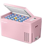 Amazon.co.jp: BougeRVハンドル型冷蔵庫9L/18L (ピンク色（22L）) : 車