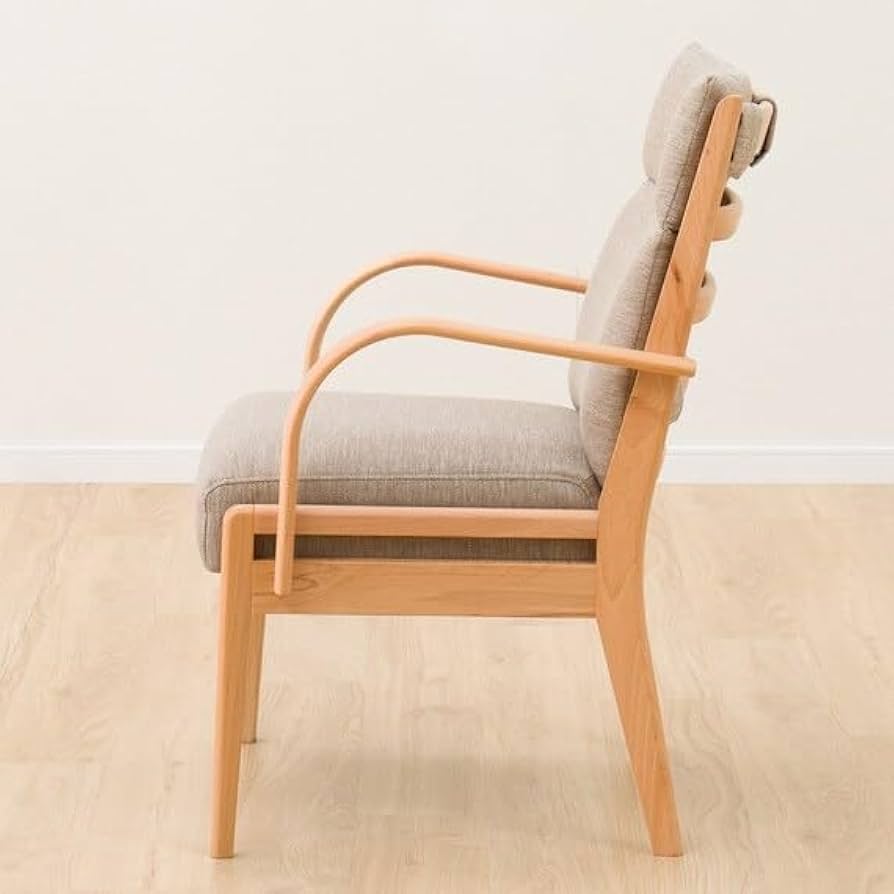 Amazon｜ニトリ ダイニングチェア Nコレクション C-27M肘 ナチュラル