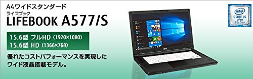 Amazon.co.jp: 富士通 FMV LIFEBOOK A577/S FMVA26001 Core i5 7300U