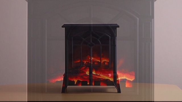 Amazon.co.jp : Sea the Stars 暖炉型ファンヒーター 2段階切替 電気