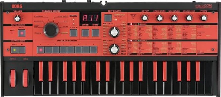 Amazon | KORG コルグ シンセサイザー/ボコーダー microKORG-BKRD