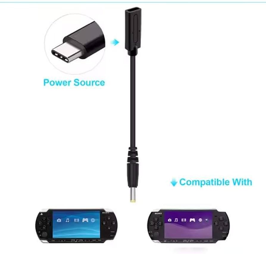 Amazon.co.jp: GAMER'S QUEST PSPシリーズ 対応 タイプC 充電ケーブル