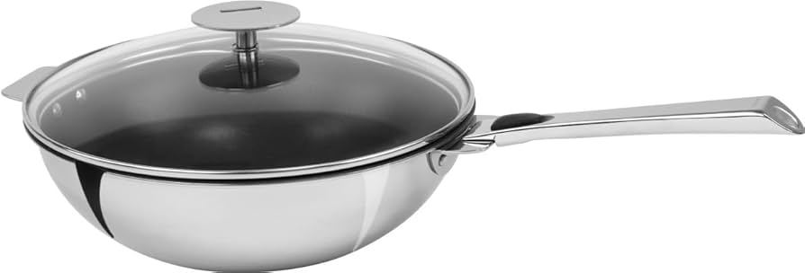 Amazon｜CRISTEL クリステル ノンスティック 中華鍋 24cm ガス IH対応