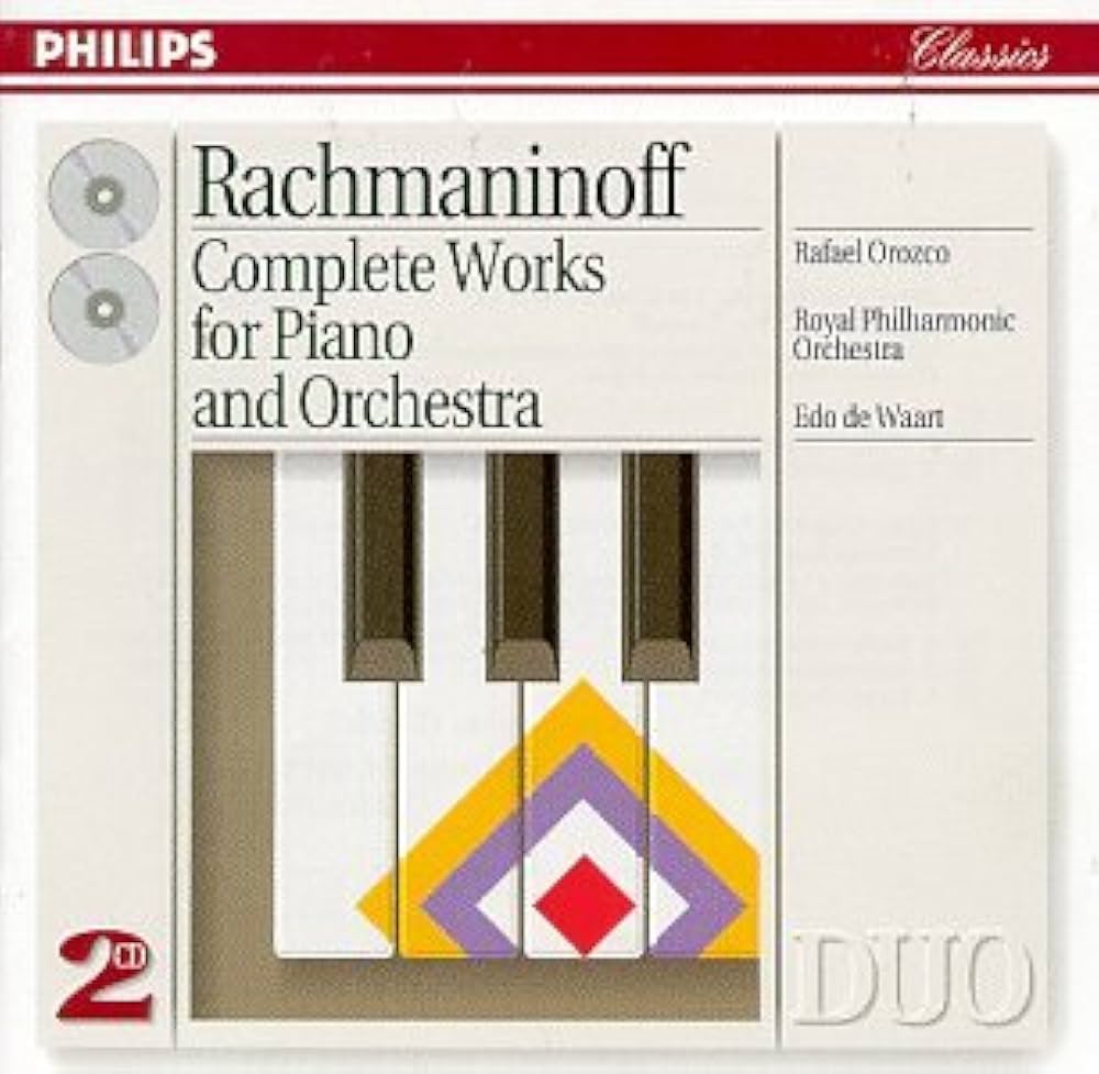 Rafael Orozco, Rachmaninov, Edo de Waart, Royal Philharmonic