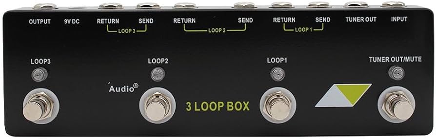 Amazon | Audio 3 LOOP BOX ギターエフェクター ループスイッチャー 3