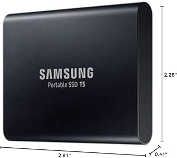Amazon.com: Samsung T5 1Tb Portable Solid State Drive (Black