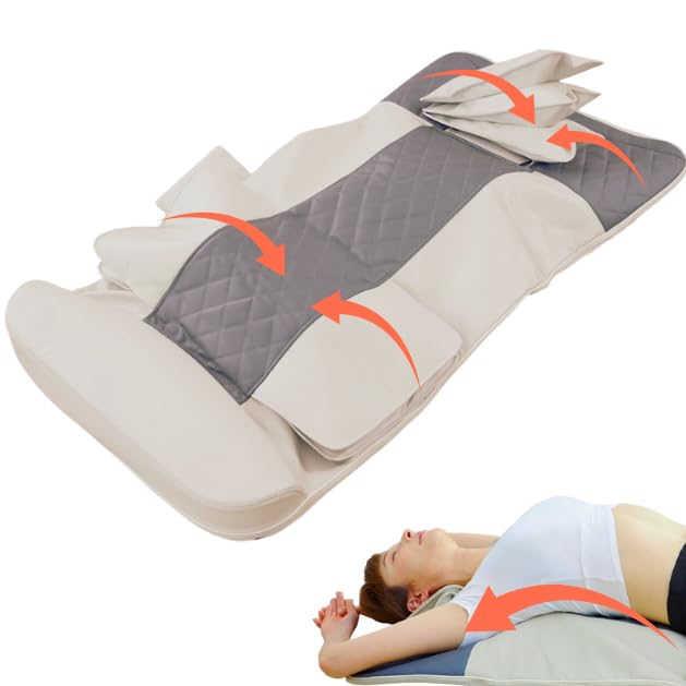 Amazon | 【TVで紹介】寝ながらストレッチ 温熱 立体エアーマット