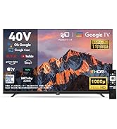 Amazon | FPD チューナーレス テレビ 40V型 FHD Google TV フレーム