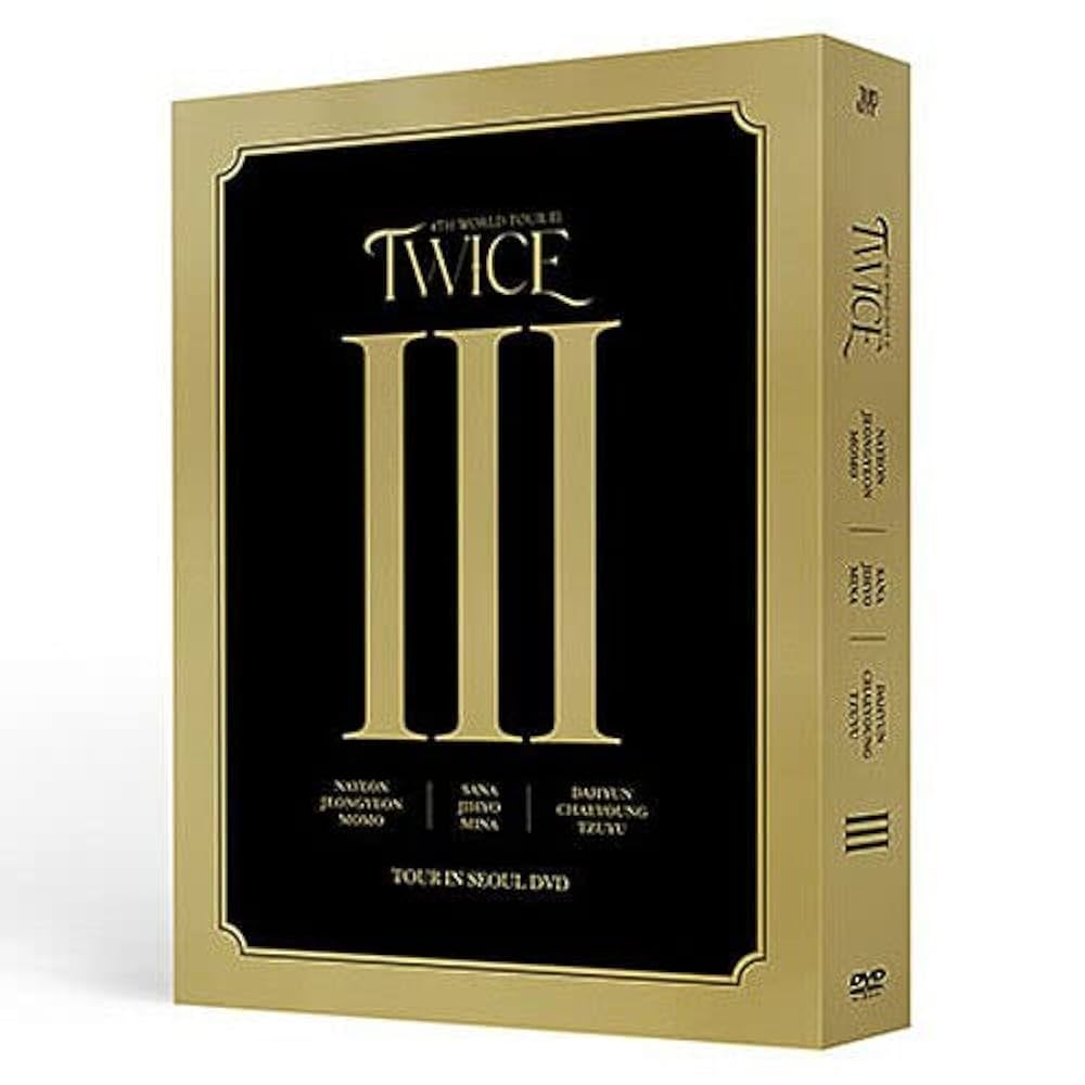 TWICE 4TH WORLD TOUR Ⅲ IN SEOUL DVD+FOLDED POSTER(FIRST PRESS