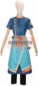 Amazon.co.jp: 帽付き 渚トラウト コスプレ衣装 （ 靴 ウィッグ 追加