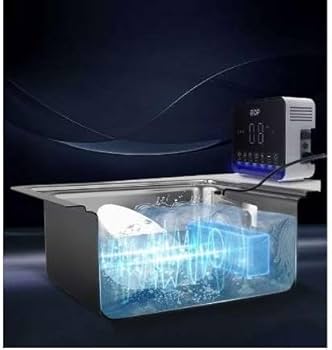 Amazon.co.jp: Q6_400 超音波食洗機 BDP 専用洗い桶付き The Washer