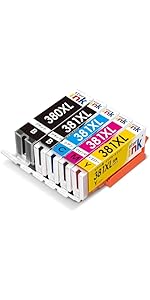 Amazon.co.jp: キャノン 対応 BCI-381 BCI-380XL Canon 互換インク 12