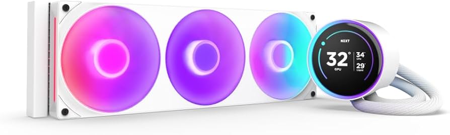 NZXT Kraken Elite v2 360mm RGB AIO CPU Liquid Cooler WT : Amazon