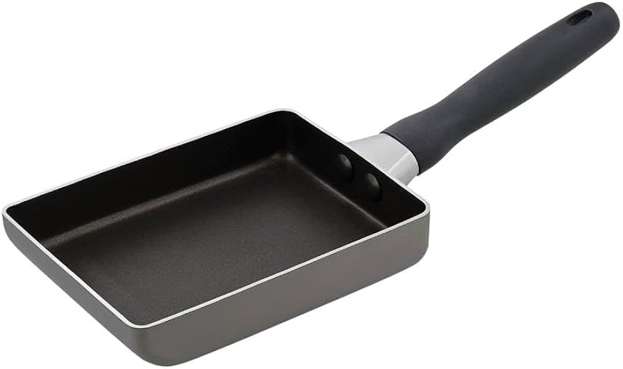 Amazon｜MEYER 卵焼き器 13×18cm エッグパン IH ガス火 グレー ND-745