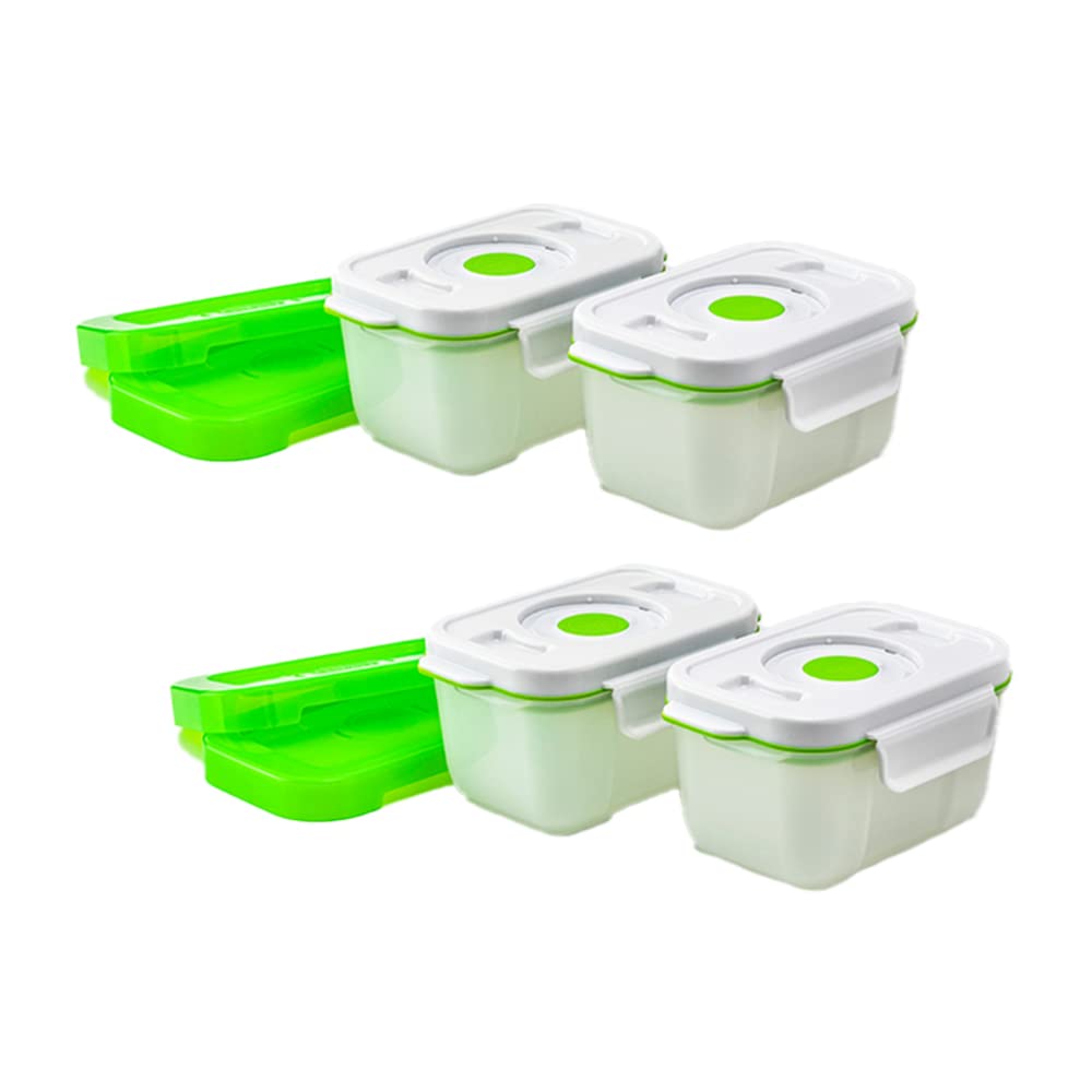 Amazon｜【公式】フォーサ FOSA 角型 真空コンテナ(中)4個セット 容量