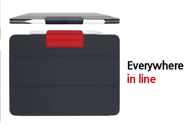 Amazon | In-line Apple Pencil専用 マグネットホルダー ブラック iPad