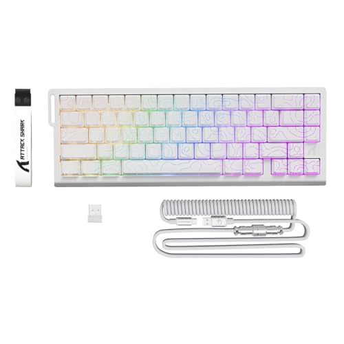 Amazon | ATTACK SHARK X68PRO HE ゲーミングキーボード ラピッド
