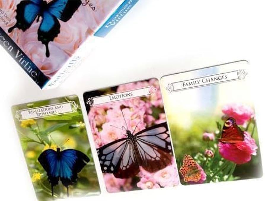 Amazon.co.jp: バタフライ オクラルカード タロット 蝶 神秘的 英語版