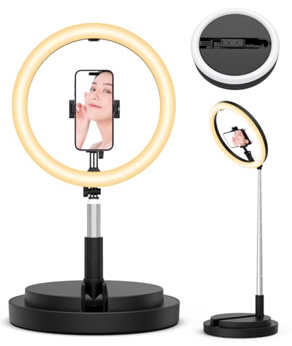 Amazon.co.jp: Sunnila LEDリングライト 折りたたみ一体式