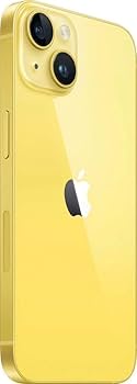 Amazon.com: Apple iPhone 14, 256GB, Yellow - Unlocked (Renewed