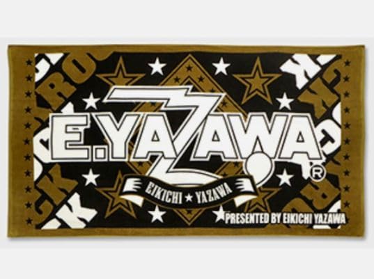 矢沢永吉 ジャガードスペシャルビーチタオル(ロゴ)イーグル 矢沢永吉