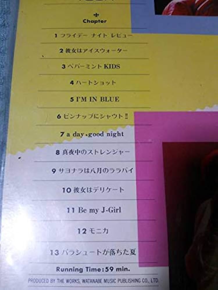 Amazon.co.jp: LDレーザーディスク 吉川晃司 84 フライング