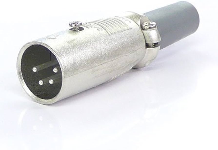 Amazon.co.jp: ITTキャノン XLR型オスプラグ(4pin) XLR4-12C : 楽器
