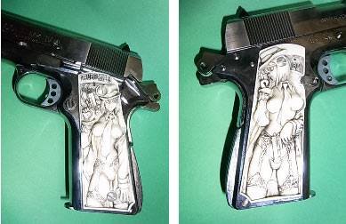 Amazon.co.jp: ガバメントぐり子さん 各社M1911用レリーフグリップ