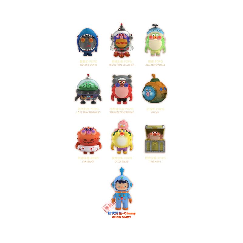 Amazon.com: HIDDEN WOOO x CHUBBY FAMILY CHUBBYPOPO Ocean Series