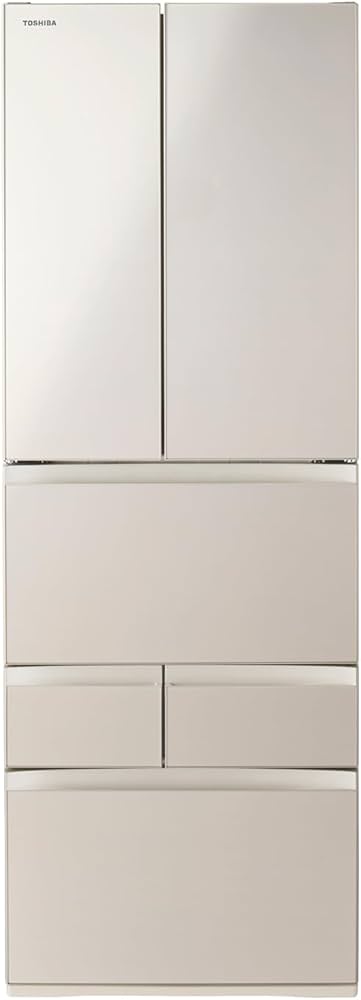 Amazon | 東芝 冷蔵庫 幅65.0㎝ 462L 両開き GR-V460FH(EC) サテン