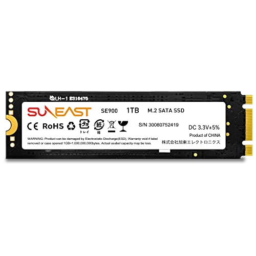 Amazon | SUNEAST 内蔵 SSD 1TB M.2 SATA規格 Type 2280 3D NAND SATA3