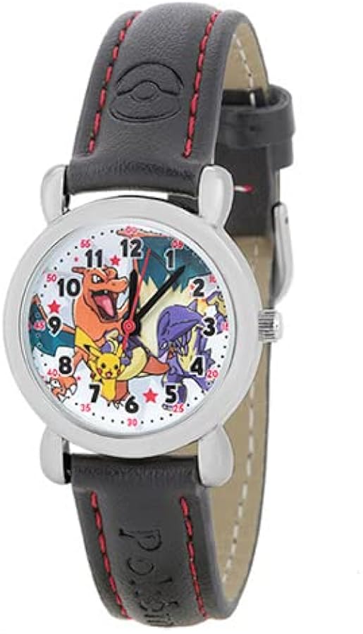 Amazon | ポケモン ジュニアウォッチ ブラック | 腕時計