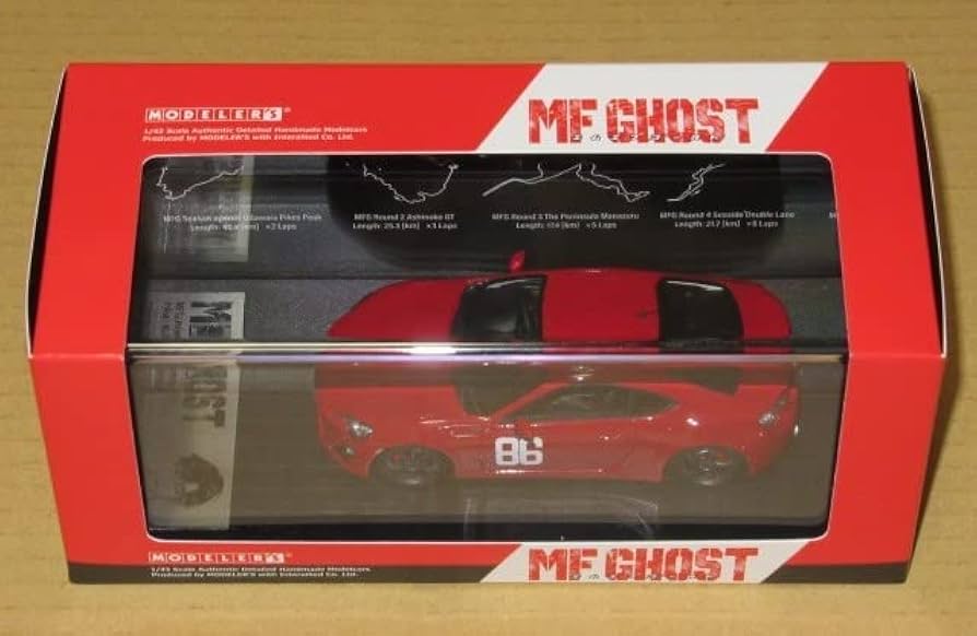 Amazon | 1/43 MFゴースト ミニカー 86 GT MFG第2戦 芦ノ湖GT