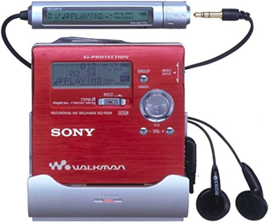 Amazon | SONY ソニー MZ-R909 レッド MDレコーダー MDLP対応 （MD録音